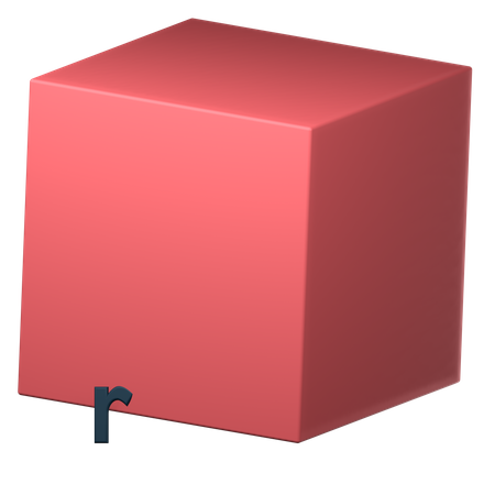 Cube mathématique  3D Icon
