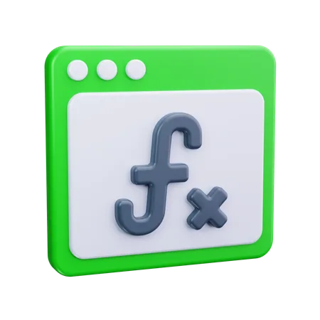 Mathematische Formel  3D Icon