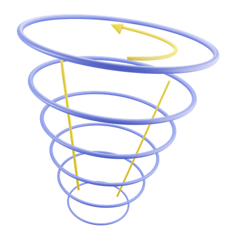 Mathematische Kurve  3D Icon