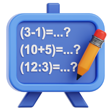 数学  3D Icon