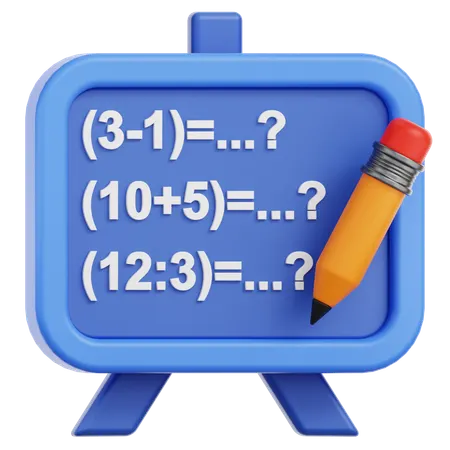 数学  3D Icon
