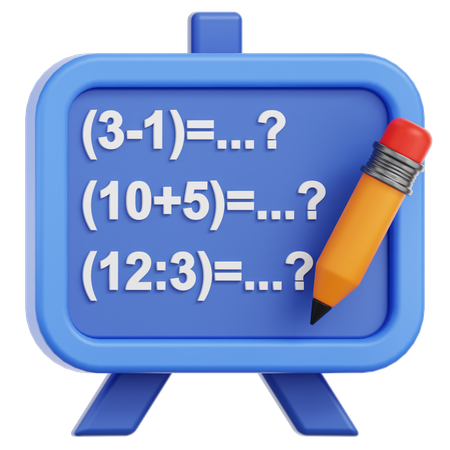 Maths  3D Icon