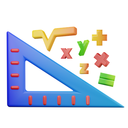 Maths  3D Icon