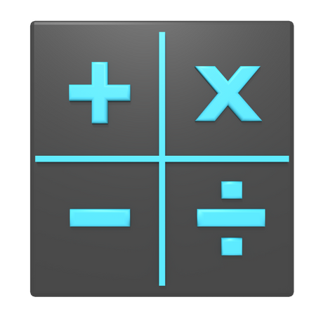 Maths  3D Icon