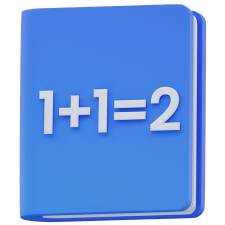 数学の本  3D Icon