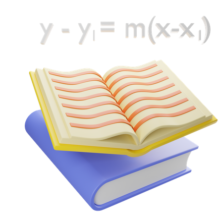 Maths Book  3D Icon