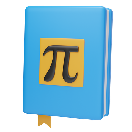 Maths Book  3D Icon