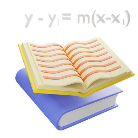 Maths Book  3D Icon