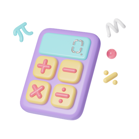 Maths Calculation  3D Icon
