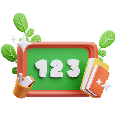 Maths Class  3D Icon