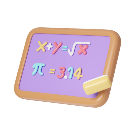 Maths Class  3D Icon