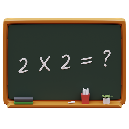 Maths Class  3D Icon