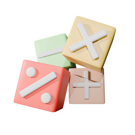 数学記号  3D Icon