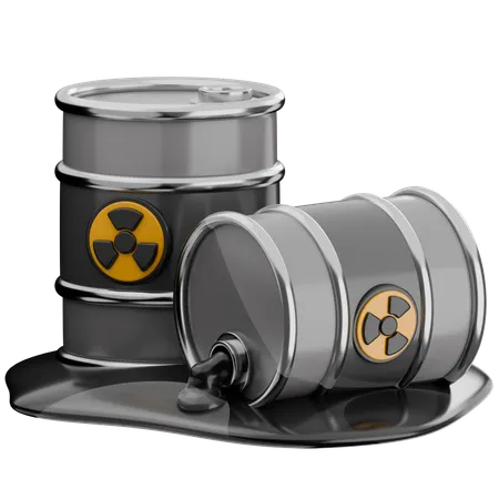 Matériau radioactif  3D Icon