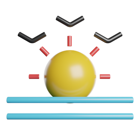 Matin  3D Icon