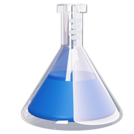 Frasco de ciencia  3D Icon