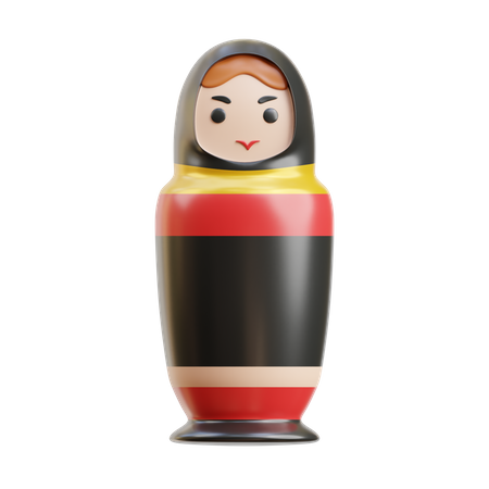 Poupée matriochka  3D Icon