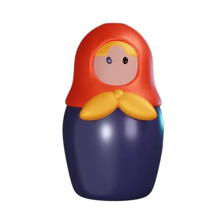 Matroschka-Puppe  3D Icon