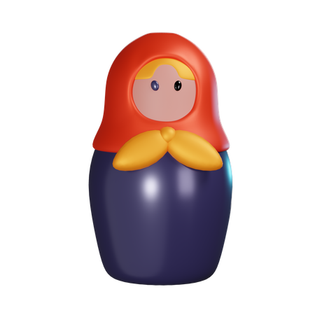 Matryoshka Doll  3D Icon