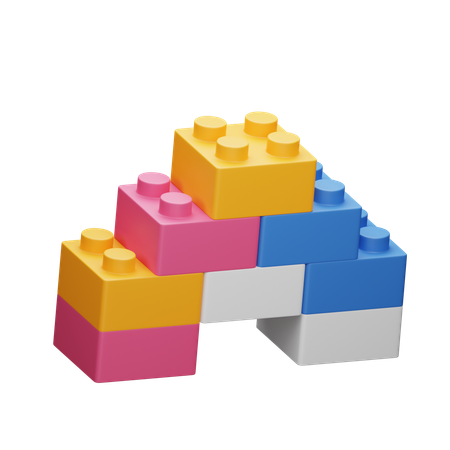 Divertimento creativo con i mattoncini LEGO per i bambini  3D Icon