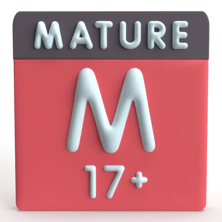 Mature Audience  3D Icon