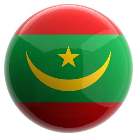 Mauritania  3D Icon