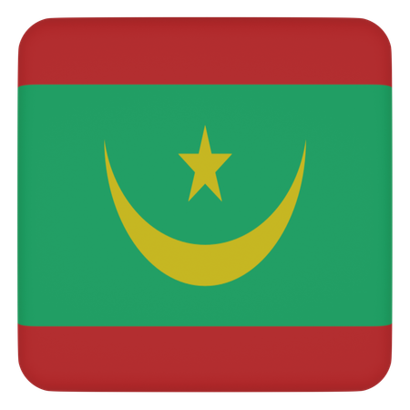 Mauritania  3D Icon