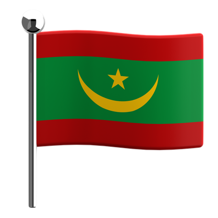 Mauritania  3D Icon