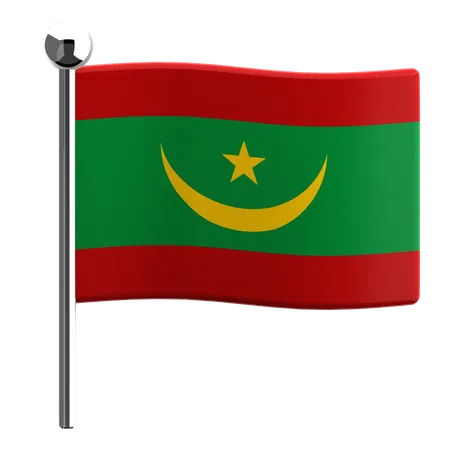 Mauritania  3D Icon