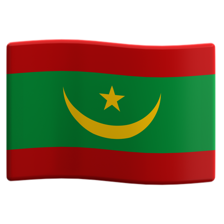 Mauritania  3D Icon