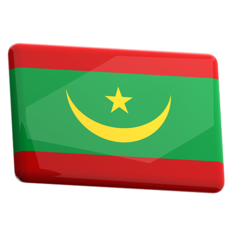 Mauritania  3D Icon