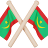 3d mauritania flag
