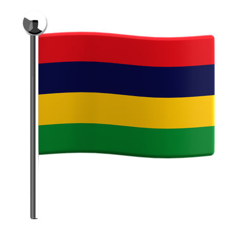 Mauritius  3D Icon