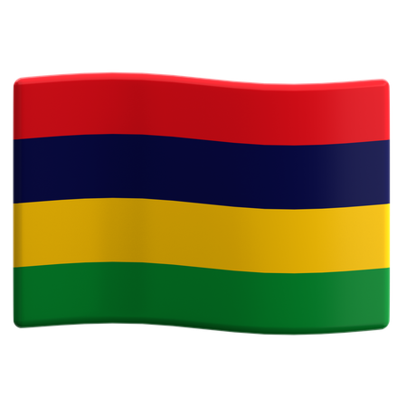 Mauritius  3D Icon