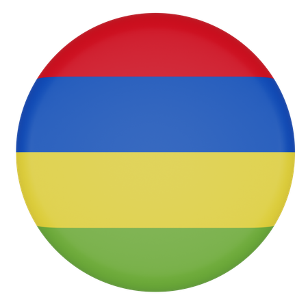 Mauritius  3D Icon