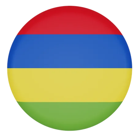 Mauritius  3D Icon