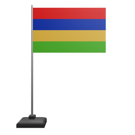 Mauritus Flag  3D Icon