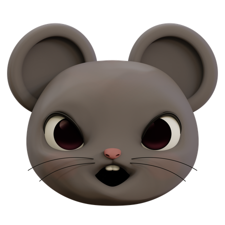 Maus-Emoji  3D Icon