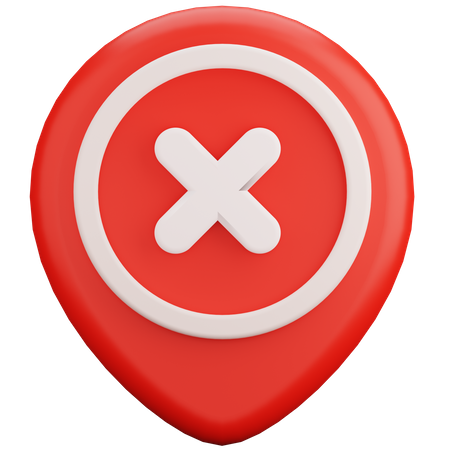 Mauvais emplacement  3D Icon