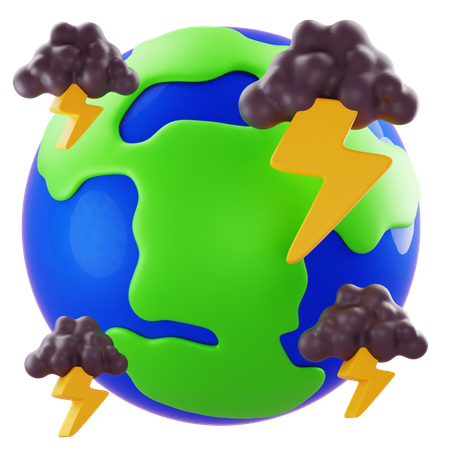Mauvais temps  3D Icon