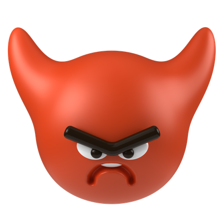 Mauvais visage  3D Icon