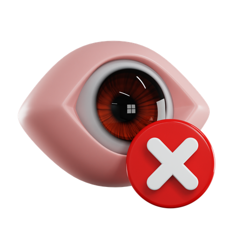 Mauvais yeux  3D Icon