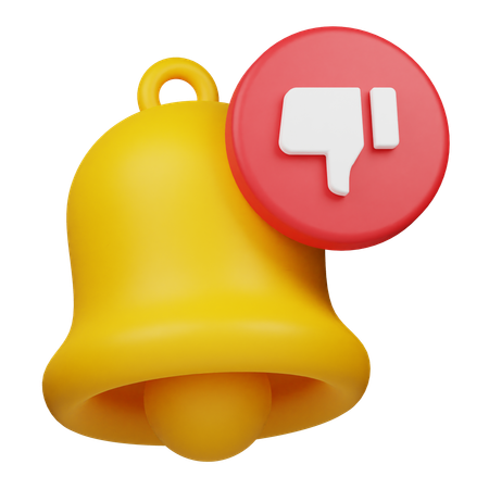 Mauvaise notification  3D Icon