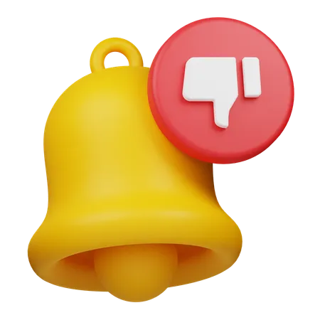 Mauvaise notification  3D Icon