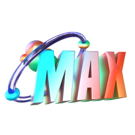 Max  3D Sticker