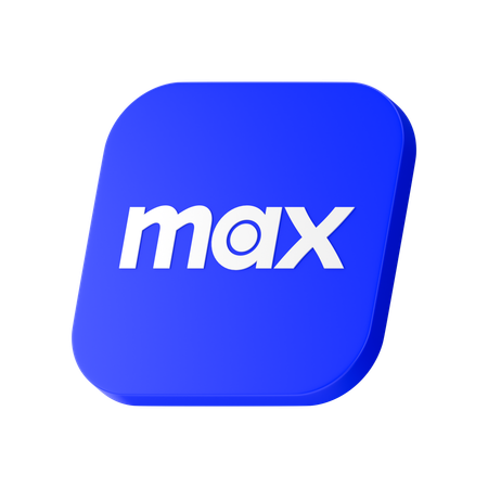 Max Logo  3D Icon