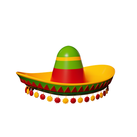 Maxican Hat  3D Icon