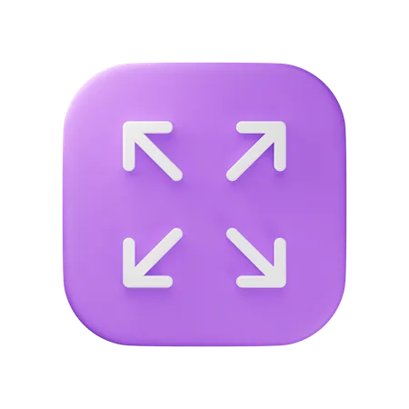 Maximieren  3D Icon