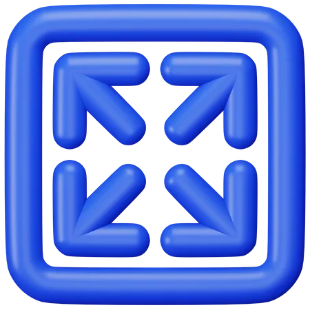 Maximieren  3D Icon