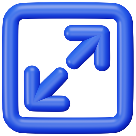 Maximieren  3D Icon